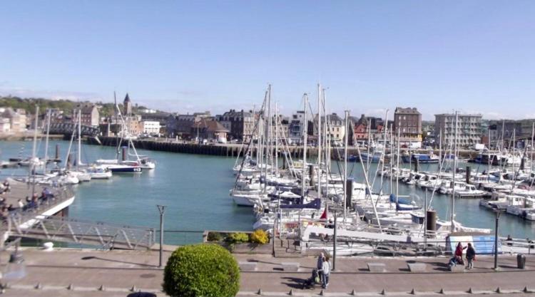 Ferienwohnung Le Quai 7 4E Dieppe Exterior foto